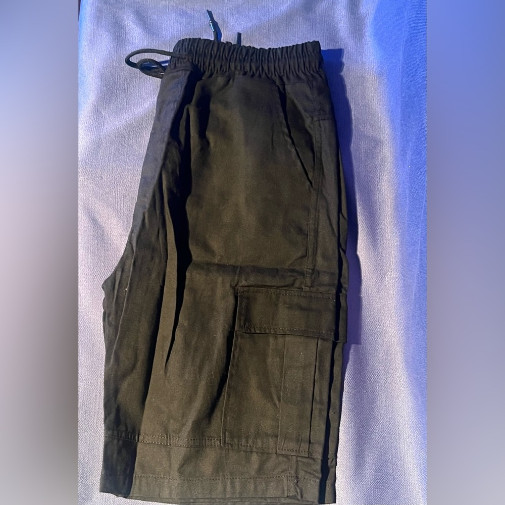 No Name Black Cargo Shorts